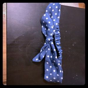 Polka dot headband